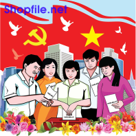 Vector toàn thể nhân dân bầu cử