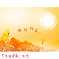 phông ghép ảnh cưới xinh xắn đáng yêu