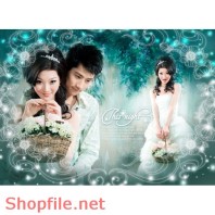 phông ghép ảnh cưới đẹp psd