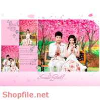 phông ghép ảnh cưới lung linh psd