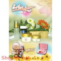 Poster mỹ phẩm bộ trắng từ thiên nhiên