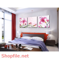 Tranh dán tường hoa dễ thương