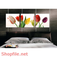 Tranh dán tường hoa năm cánh