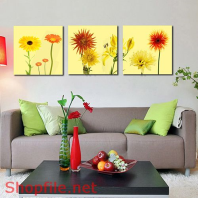 Tranh dán tường hoa cúc