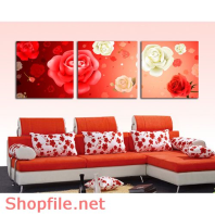 Tranh dán tường hoa hồng