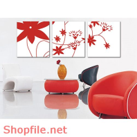 Tranh dán tường hoa năm cánh