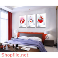 Tranh dán tường trái tim