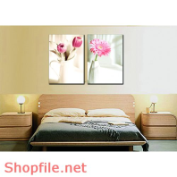 Tranh dán tường hoa đồng tiền