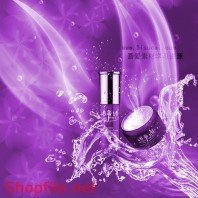 Poster mỹ phẩm sản phẩm và nước tinh khiết