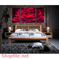 Tranh dán tường hoa hồng