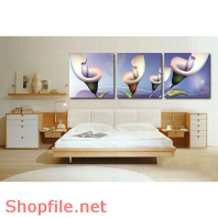 Tranh dán tường hoa loa kèn