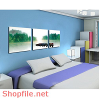 Tranh dán tường con thuyền