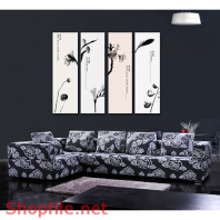 Tranh dán tường hoa độc đáo