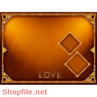 Frame Khung Wedding  beautiful shopfile mẫu 2 PSD