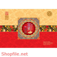 Mẫu Layout bao bì hoa họa tiết