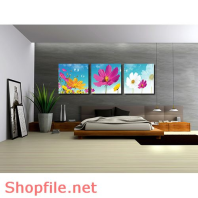 Tranh dán tường hoa năm cánh