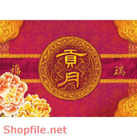 Mẫu Layout bao bì chữ và hoa