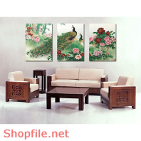 Tranh dán tường con công