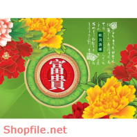 Mẫu Layout bao bì hoa hồng