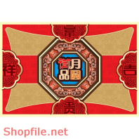 Mẫu Layout bao bì họa tiết hoa