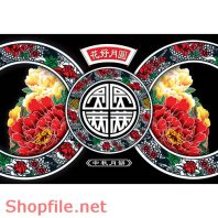 Mẫu Layout bao bì hoa nổi bật