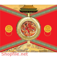 Mẫu Layout bao bì cánh cửa ngôi nhà xưa