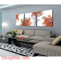 Tranh dán tường lá thu