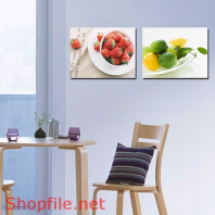 Tranh dán tường dâu tây