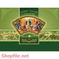 Mẫu Layout bao bì ngôi nhà xưa