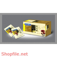 Mẫu vector Package hộp trà nấm