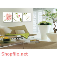 Tranh dán tường hoa hồng