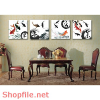 Tranh dán tường cá chép