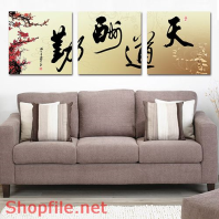 Tranh dán tường cành đào