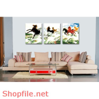 Tranh dán tường bạch mã