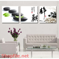 Tranh dán tường sỏi đá