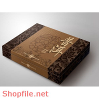 Mẫu Layout bao bì bánh hộp đẹp