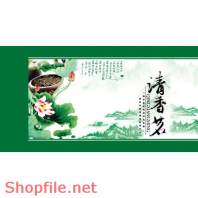 Mẫu Layout bao bì hoa sen nổi bật