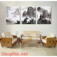 Tranh dán tường cảnh đẹp núi rừng