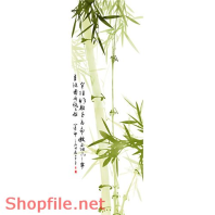 Tranh dán tường cây trúc