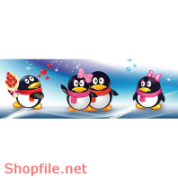 Tranh dán tường chim cánh cụt