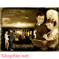 Frame wedding cool forever love you PSD