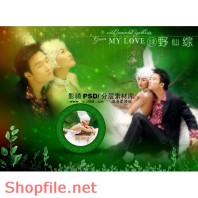 phông ghép ảnh cưới đẹp free PSD