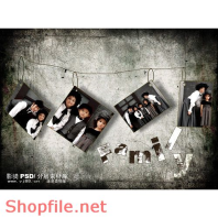 wedding frame love store PSD