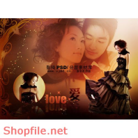 phông ghép ảnh cô gái trung hoa