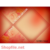 khung ghép ảnh cưới dể thương  PSD