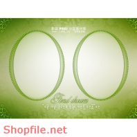 khung ghép ảnh cưới muôn sắc màu  PSD