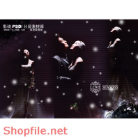 khung ghép ảnh cưới đẹp các kiểu  PSD