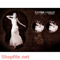 khung ghép ảnh cưới đẹp đủ thể loại  PSD