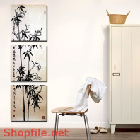 Tranh dán tường cây trúc