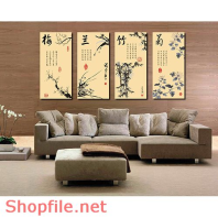 Tranh dán tường chim lượn